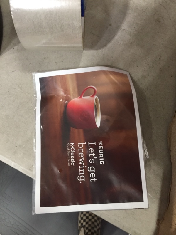 Photo 1 of Keurig K-Classic Coffee Maker K-Cup Pod, Single Serve, Programmable, 6 to 10 oz. Brew Sizes, Black
AS IS USED, NONFUNCTIONAL ,PARTS ONLY, PLEASE SEE PHOTOS 