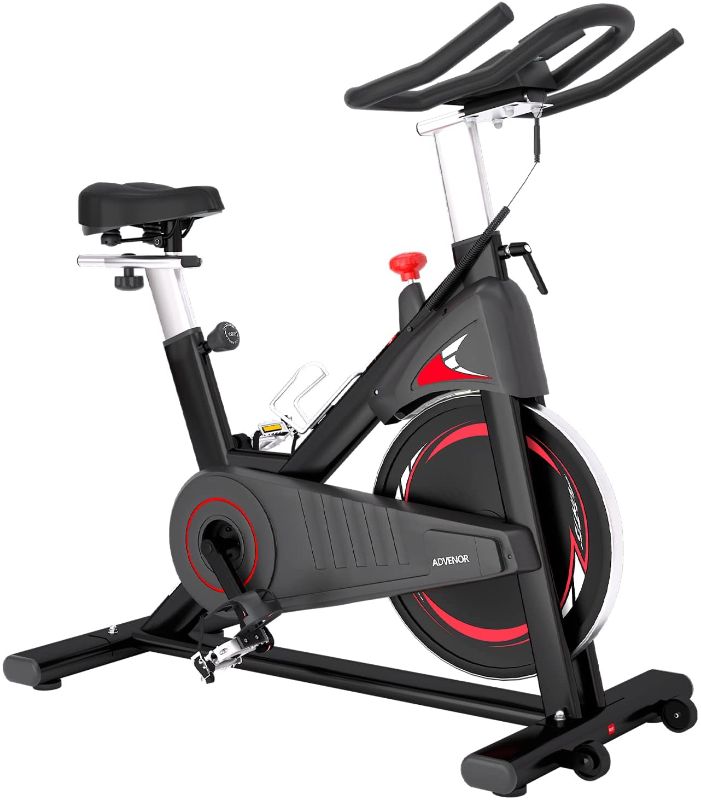 Photo 1 of ADVENOR Magnetic Resistance Exercise Bike, Indoor Stationary Bikes for Home Workout, Quiet Belt Drive with LCD Monitor, Support up to 330 lbs, Flywheel 35 lbs
AS IS USED