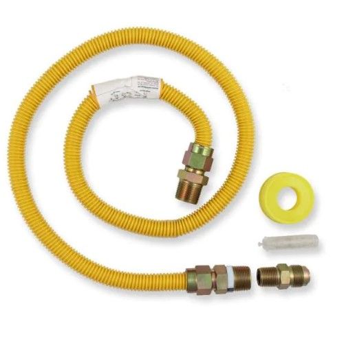 Photo 1 of 4 ft. Gas Range Connector Kit
MISSING A COMPONENT, PLEASE SEE PHOTOS