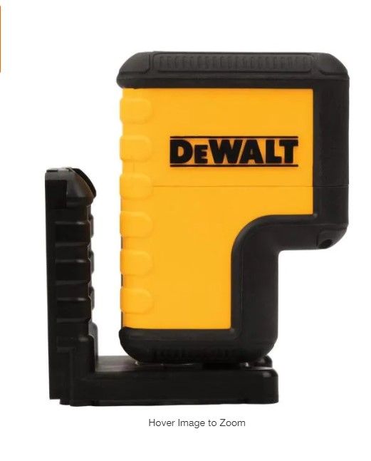Photo 1 of 100 ft. Red Self-Leveling 3-Spot Laser Level with (2) AA Batteries & Case
