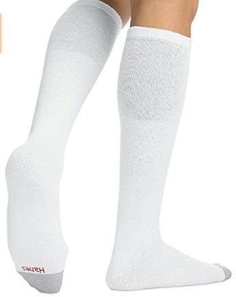 Photo 1 of Hanes Over the Calf Tube Socks (180/6)
