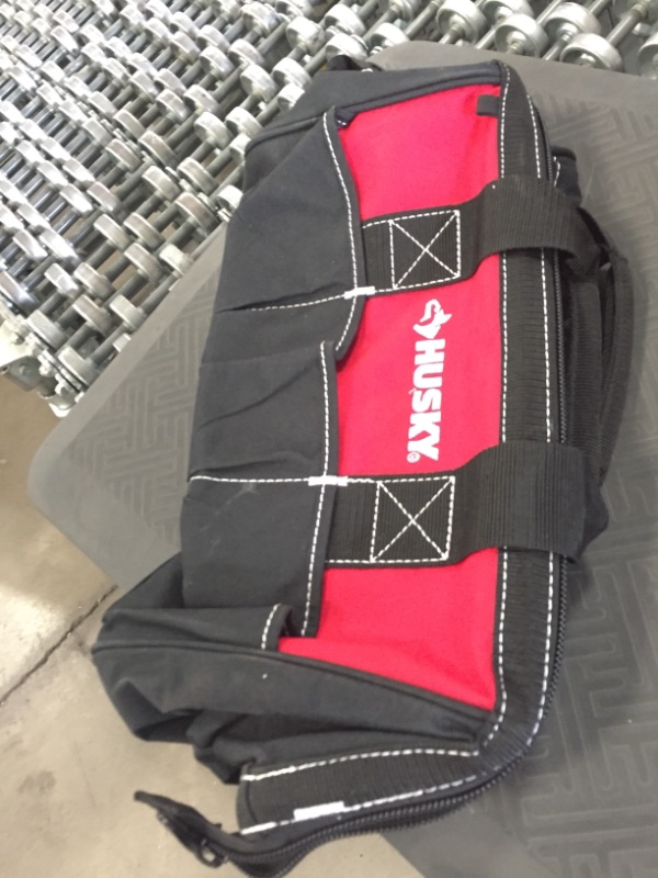 Photo 2 of 15 in. 8 Pocket Zippered Tool Bag
