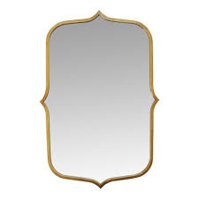 Photo 1 of Medium Rectangle Antique Gold Casual Mirror (36 in. H x 24 in. W)
