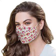 Photo 1 of 4PC Reusable Women Floral Face_Masks  Anti-fog FaceMasks for Glasses Wearers Winter Outdoor Holiday
