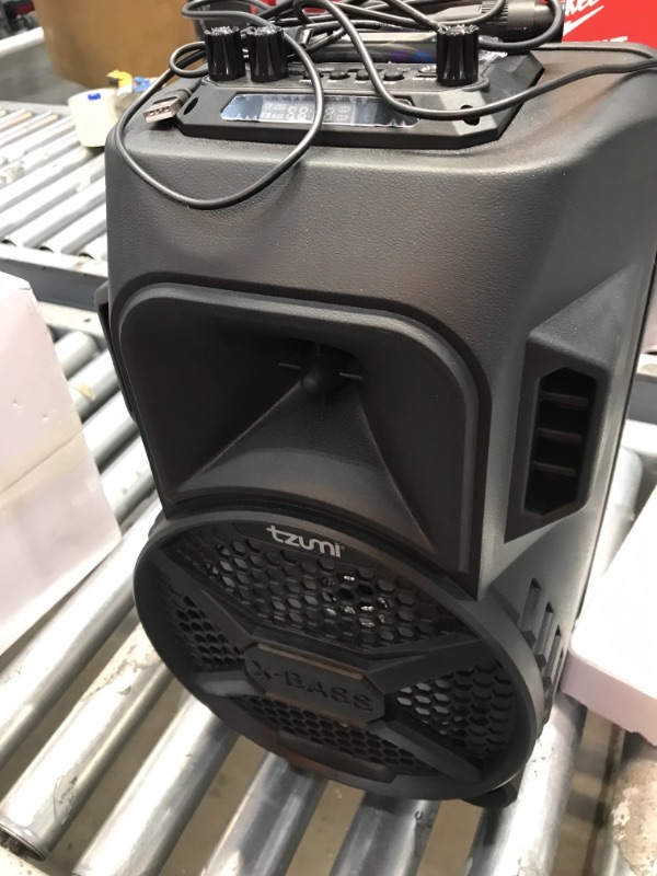 Photo 1 of TZUMI Megabass LED Jobsite Speaker22 - Black
