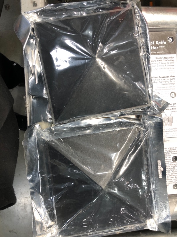 Photo 1 of 2pck- NUVO IRON 6 in. x 6 in. Black Pyramid Aluminum Post Cap