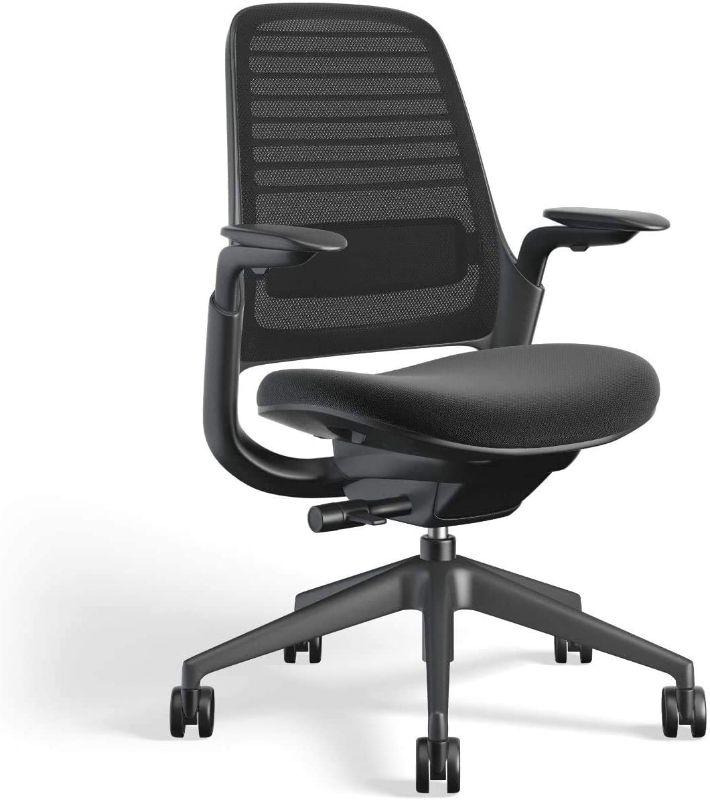 Photo 1 of *SIMILAR**COMPLETE* Steelcase Series 1 Work Office Chair - Licorice
