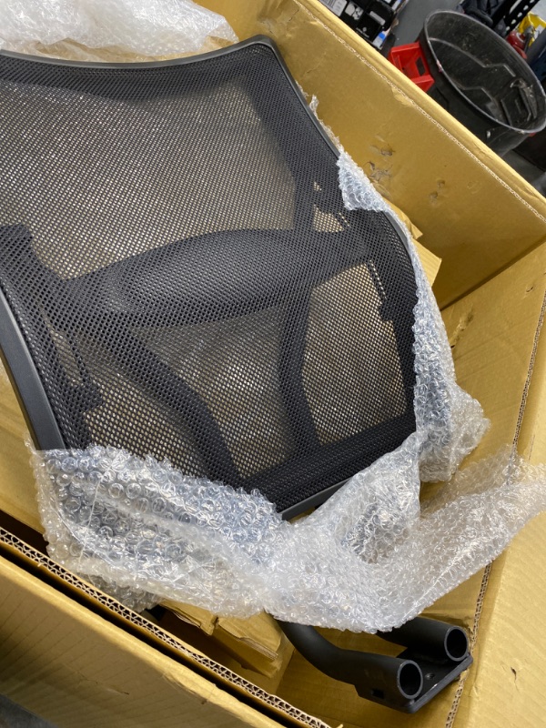 Photo 1 of Flash Furniture HERCULES Series Big & Tall 400 lb. Rated Black Mesh Executive Swivel Ergonomic Office Chair
