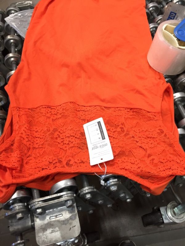 Photo 2 of MEAVEOR ORANGE TANK TOP SIZE SMALL WOMENS
