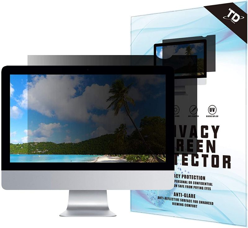 Photo 1 of 27''W Inch Privacy Screen Filter for Desktop Computer Widescreen Monitor - Anti-Glare, Blocks 96% UV,Anti-Scratch with 16:9 Aspect Ratio
