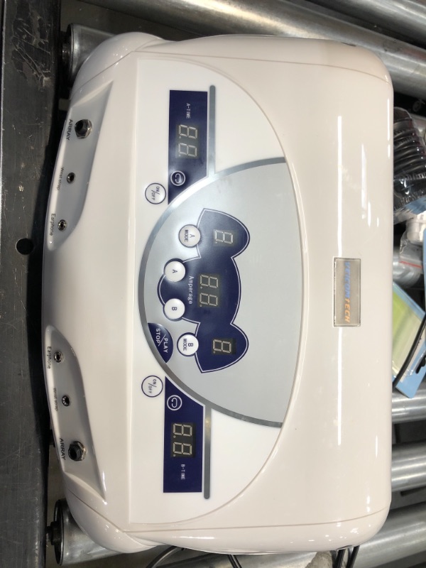 Photo 3 of MISSING COMPONENTS**UNABLE TO TEST**Dual Ionic Foot Bath Detox Machine, ion Detox Foot Bath Spa Cleanse System for 2 Users with MP3 Music Player, 2 Array, 2 Wrist Band, 5 Liners
