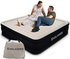 Photo 1 of ??Englander Cal King Size Air Mattress W/ Built in Pump - Luxury Double High Inflatable Bed for Home, Travel & Camping - Premium Blow up Bed for K
