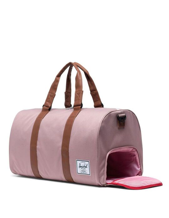 Photo 1 of NEEDS TO BE CLEANED**SMELLS**HERSCHEL SUPPLY CO. Novel Ash Rose & Tan Duffle Bag

