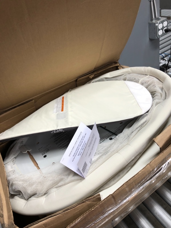 Photo 2 of **PARTS ONLY**
4moms mamaRoo Sleep Bassinet, Bluetooth Baby Bassinets and Furniture with 5 Unique Motions, 4 Built-in White Noise Options, Birch
