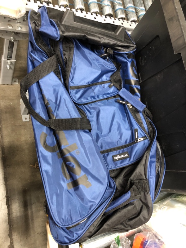 Photo 1 of WRANGLER BAG BLUE WITH WHEELS