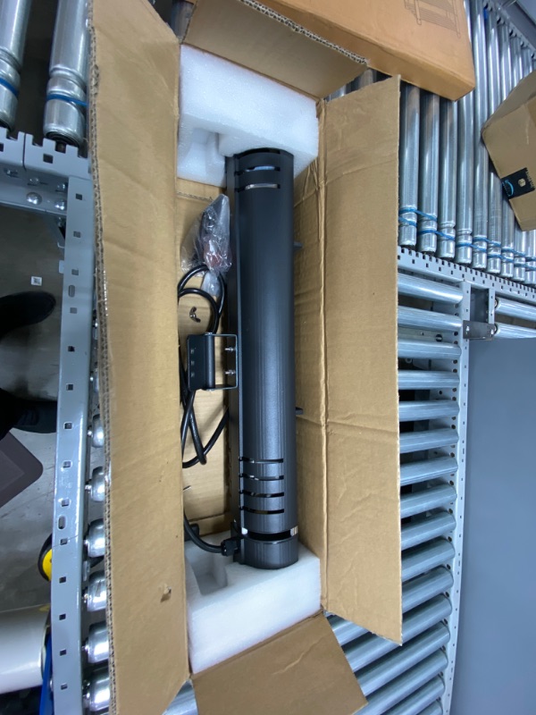 Photo 1 of **PARTS ONLY** PATIOBOSS Electric Patio Heater - Outdoor Heater Wall Mounted Super Quiet 1500W Fast Heat Gold Tube Infrared Space Heater with Remote Control Safe Overheat Protection Ceiling Hang for Garage IP65

