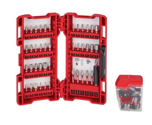 Photo 1 of 
Milwaukee
SHOCKWAVE Impact-Duty Alloy Steel Screw Driver Bit Set (72-Piece)