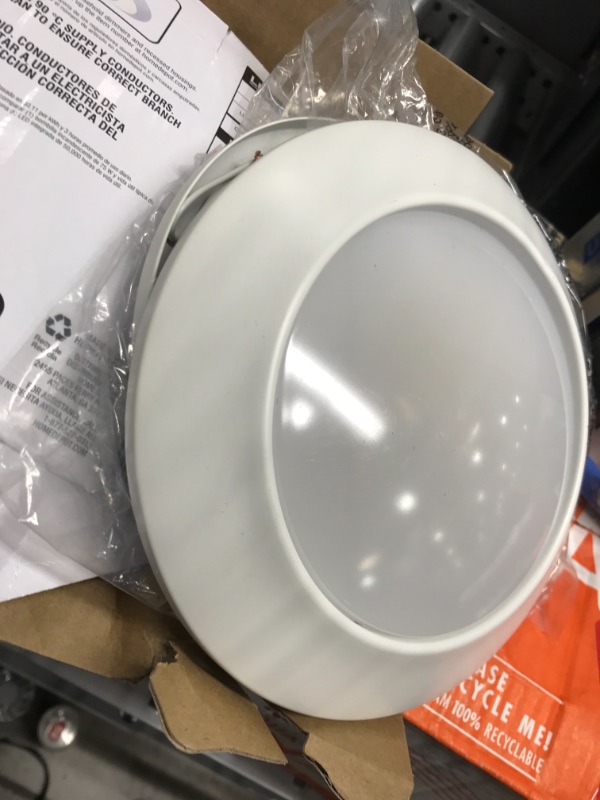 Photo 2 of 
Commercial Electric
7 in. White LED Flush Mount (2-Pack)