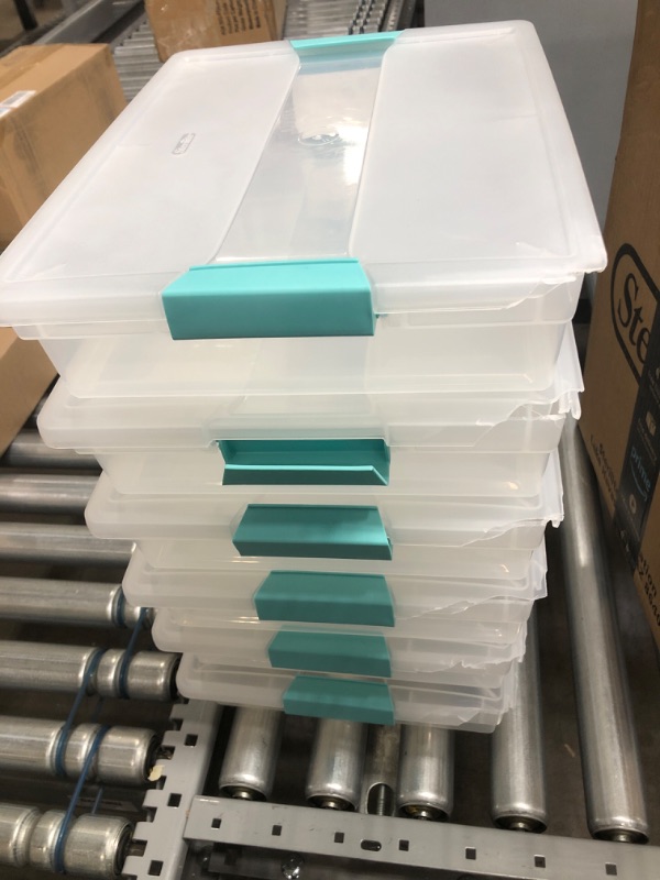 Photo 1 of Sterilite 19638606 Large Clip Box - 6 PK
