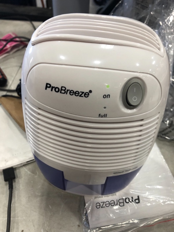 Photo 2 of Pro Breeze Electric Dehumidifier 215 sq ft - Portable Mini Dehumidifier with Auto Shut Off for Home, Bedroom, Basement, Trailer, RV