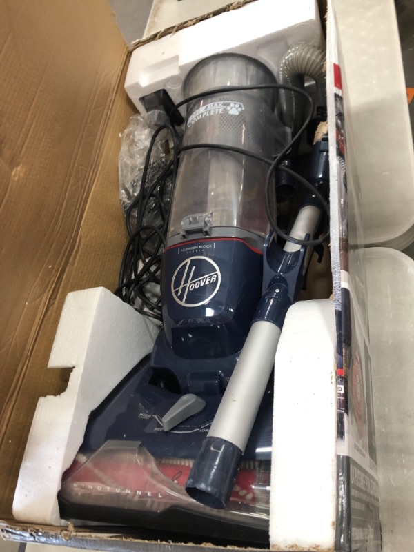 Photo 2 of Hoover MAXLife Pet Max Complete, Bagless Upright Vacuum Cleaner, For Carpet and Hard Floor, UH74110, Blue Pearl