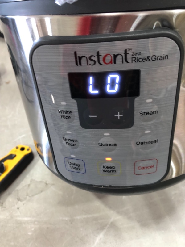 Photo 1 of Instant Pot Zest 8 Cup Rice Cooker, Steamer, Cooks Rice, Grains, Quinoa and Oatmeal, No Pressure Cooking Functionality