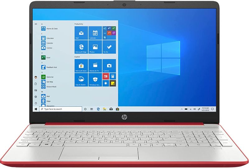 Photo 1 of HP 15-dw0083wm Laptop, 15.6" HD (1366 x 768), Intel Pentium Silver N5030, 4 GB RAM, 128 GB SSD, Webcam, Windows 10 S