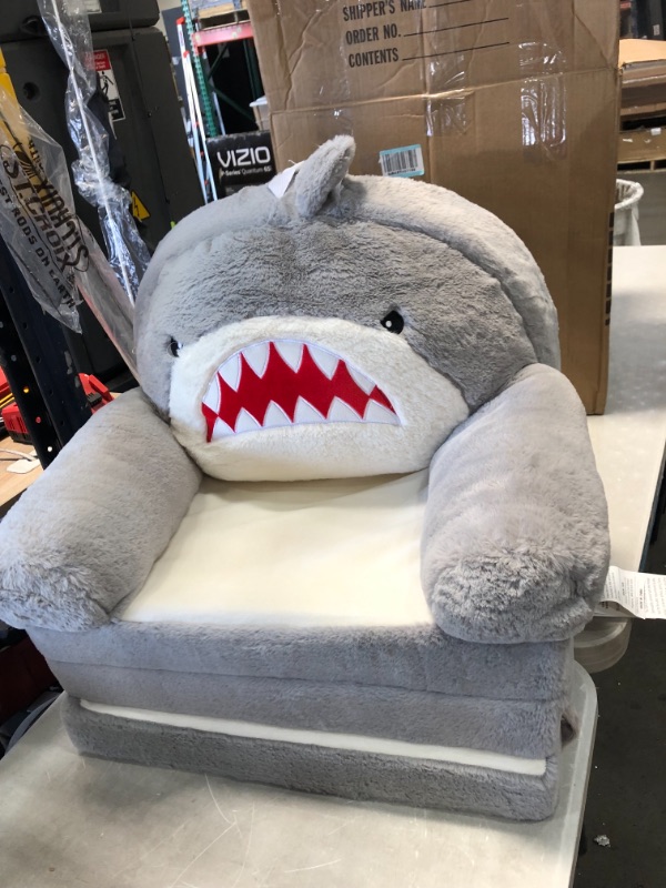 Photo 1 of Soft Landing Amazon Exclusive Elite Seats | Compressed Premium Character Sofa Seat & Transformable Fold-Out Lounger with Carrying Handle – Shark
Product Dimensions 18"D x 24"W x 25"H