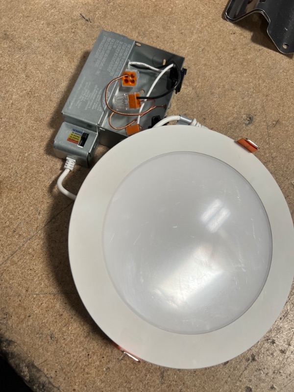 Photo 2 of HLBPH 6 in. Selectable CCT New Construction Canless Recessed Downlight w/Remote Driver/Junction Box Integrated LED Kit
