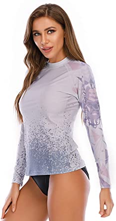 Photo 1 of ADOREISM Women's Quick-Dry UPF 50+ Sun Protection Long Sleeve Rash Guard
/MEDIUM 