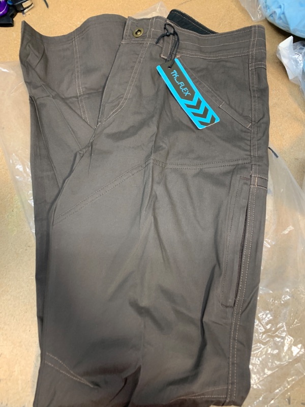 Photo 2 of 32/34- TK Flex Rise Technical Pants for Men, Lightweight Cotton/Nylon Fabric, Quick Dry, Breathable, 8 Pockets
