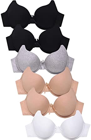 Photo 1 of 36B- Mamia Women's Basic Lace/Plain Lace Bras (Pack of 6)- Various Styles
