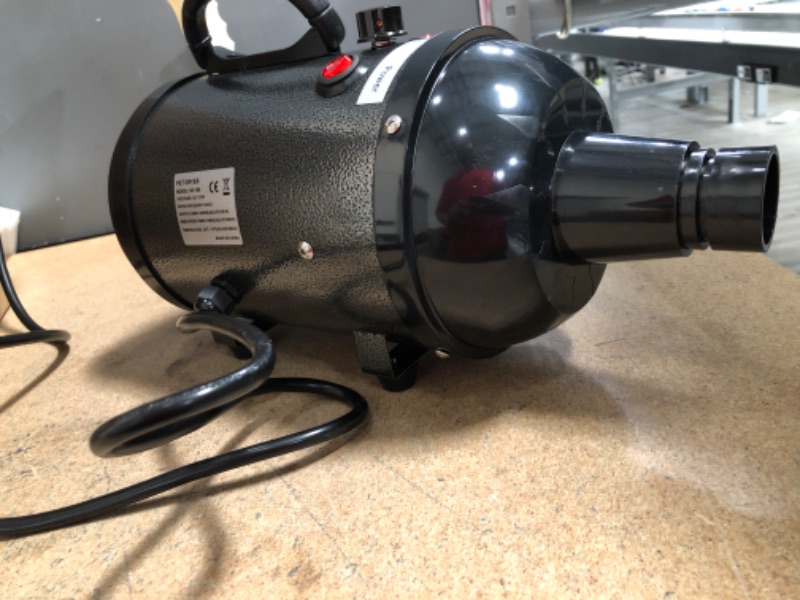 Photo 1 of AIIYME Dog Dryer, 4.3HP/3200W Motor Stepless Adjustable Speed Dog Hair Dryer Pet Dog Grooming Dryer Blower with Adjustable Temperature 35°C-70°C
