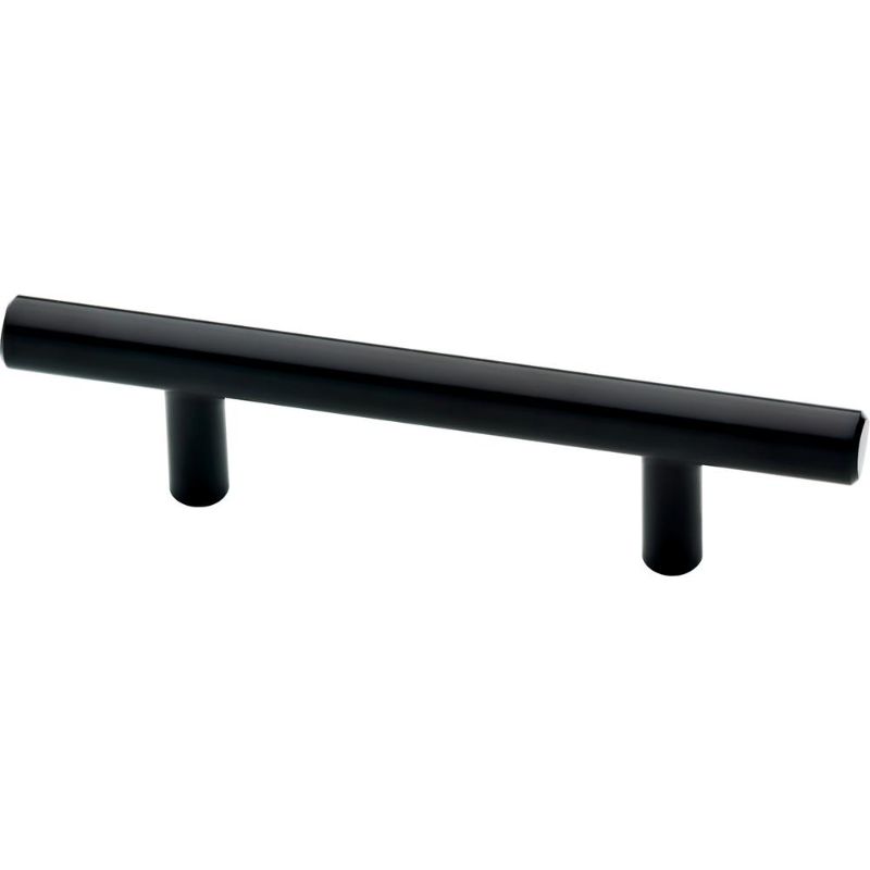 Photo 1 of Liberty P15510W-FB Flat Black Bar Cabinet Drawer Pull 3" Centers 4 Pack
