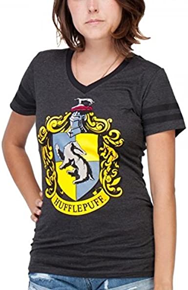 Photo 1 of Harry Potter Hufflepuff Jrs V-Neck T-Shirt XL
 