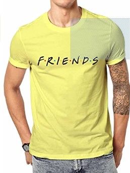 Photo 1 of  Friends Short Sleeves Light Yellow M