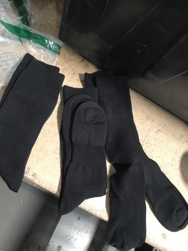 Photo 1 of 3 PAIRS OF BLACK SOCKS