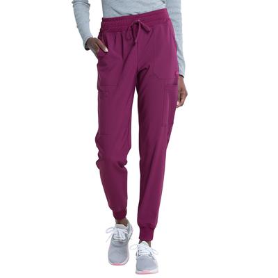 Photo 1 of Dickies EDS Essentials Scrubs Pant for Women Mid Rise Jogger DK065T, M Tall, Wine
