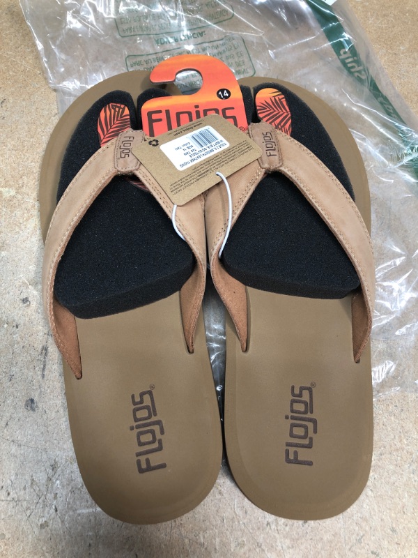 Photo 2 of Men's Flojos Cole 2.0 Thong Sandal, Size: 14 D - Medium