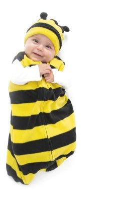 Photo 1 of BUMBLE BEE CUDDLE COTTON WEARABLE BLANKET, Size Large