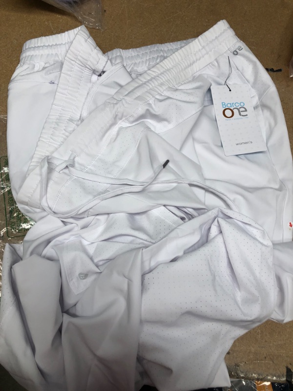 Photo 1 of Barco One BOP 513 Women's Jogger Scrub Pants - Plus, Girls, Size 5x-large, White