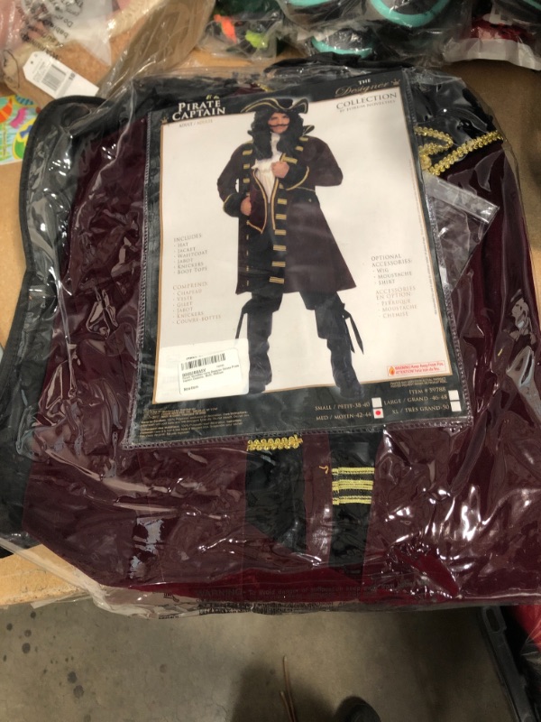 Photo 2 of Forum Designer Deluxe Pirate Captain Costume
SIZE: MEDIUM