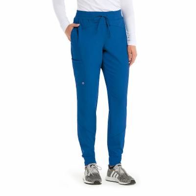 Photo 1 of Barco One BOP513 Women's Jogger Scrub Pants-Tall, Girls, Size Small Tall, Blue
