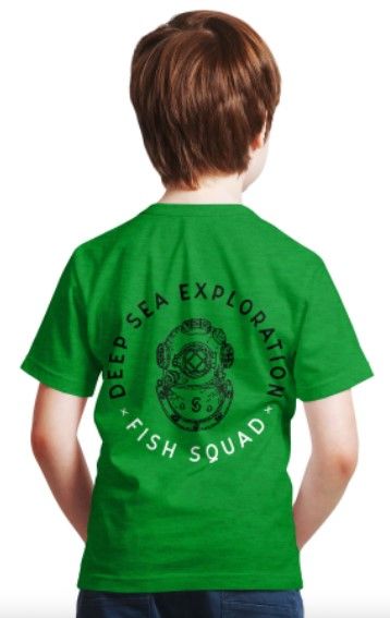 Photo 1 of Deep diving Tee, green t-shirt
SIZE: XSMALL