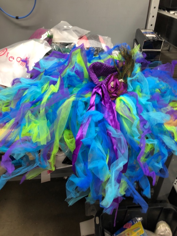 Photo 1 of COLORFUL TULLE SKIRT WITH MATCHING HAIRPIECE