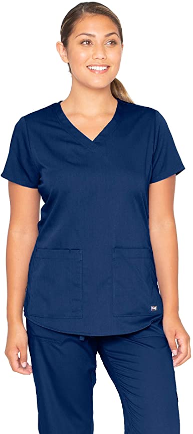 Photo 1 of *STYLE VARIES* Barco Grey's Anatomy Women's Two Pocket V-Neck Scrub Top With Shirring Back
SIZE: SMALL