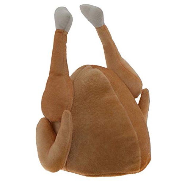 Photo 1 of Kangaroo Plush Thanksgiving Day Roasted Turkey Hat
