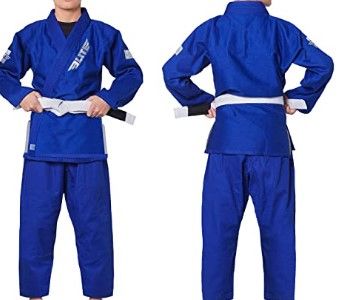Photo 1 of Kids BJJ GI, Elite Sports Youth IBJJF Children’s Brazilian Jiujitsu Gi kimono W/Preshrunk Fabric & Free Belt size a5