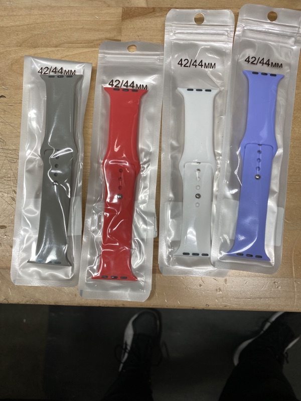 Photo 2 of GENERIC BUNDDLE OF Apple Watch Bands in varying colors - Sport Band 42/44MM (see photo) 