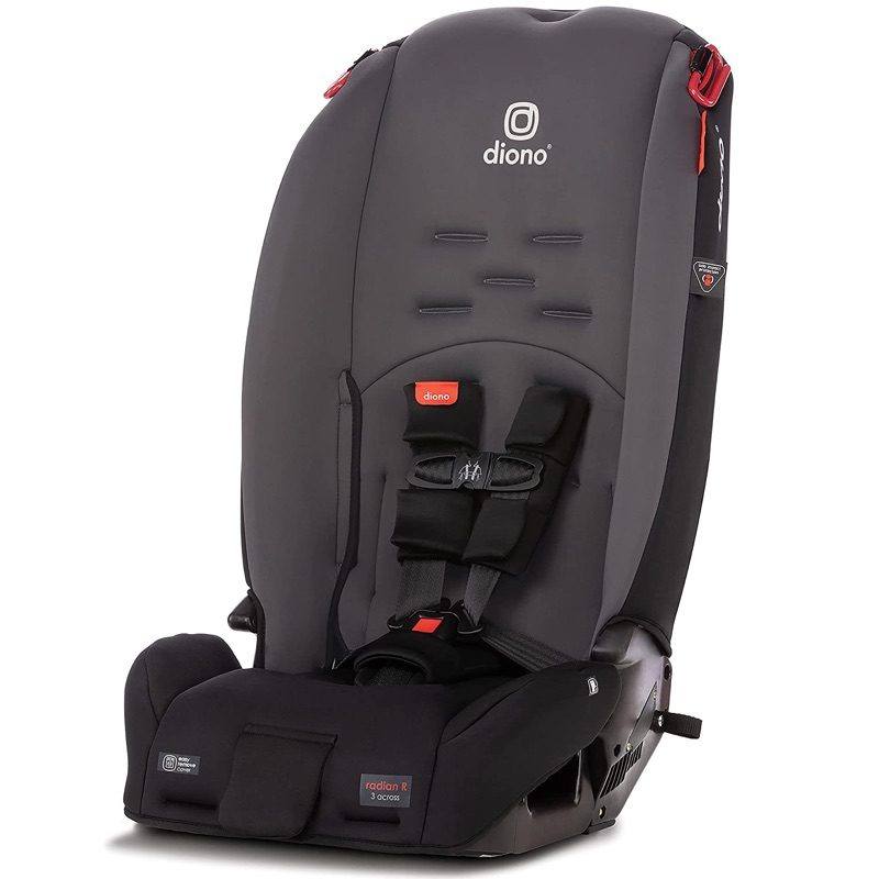 Photo 1 of Diono Radian 3R, 3-in-1 Convertible Car Seat, Rear Facing & Forward Facing, 10 Years 1 Car Seat, Slim Fit 3 Across, Gray Slate